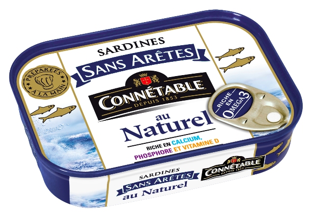 CONNETABLE  Des sardines prêtes à consommer, prêtes à cuisiner !