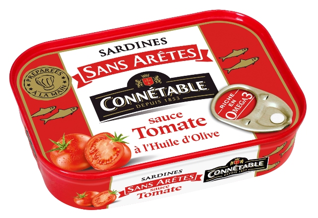 CONNETABLE  Des sardines prêtes à consommer, prêtes à cuisiner !