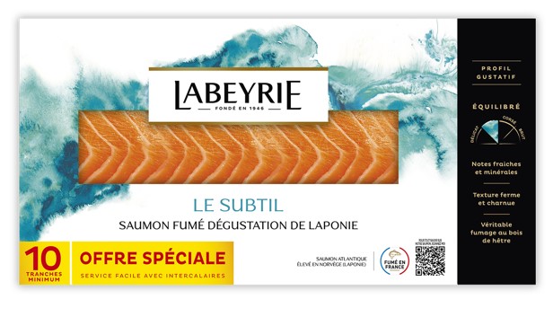 Labeyrie Restauration présente le Saumon fumé BIO