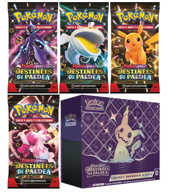 La nouvelle extension Écarlate et Violet – Destinées de Paldea du Jeu de  Cartes à Collectionner Pokémon arrive bientôt et réintroduit les Pokémon  chromatiques – Ce que pensent les hommes