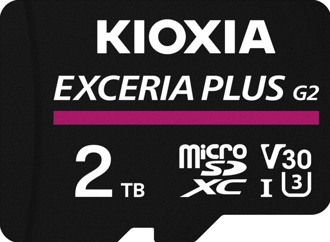 Kioxia atteint la limite des cartes microSDXC : 2 To